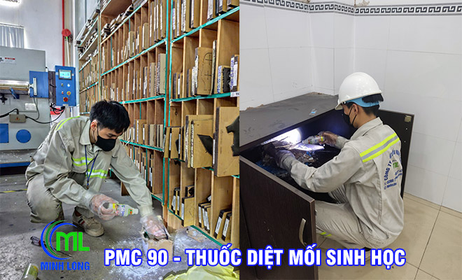 cách bơm thuốc diệt mối PMC 90